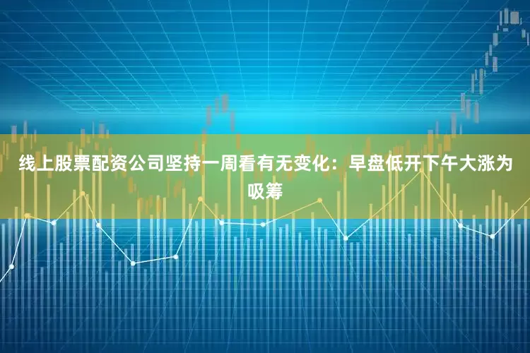 线上股票配资公司坚持一周看有无变化：早盘低开下午大涨为吸筹